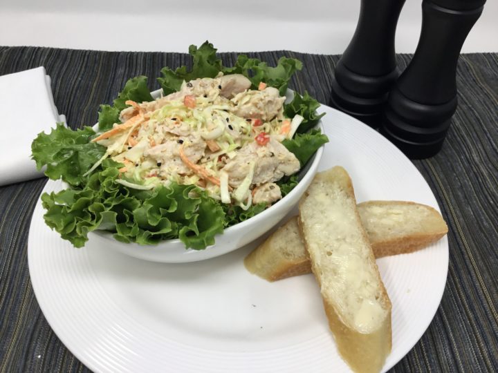 Asian Pulled Chicken Slaw scaled