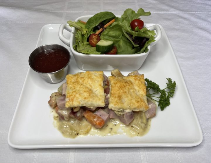 Buttermilk Biscuit Ham Pot Pie