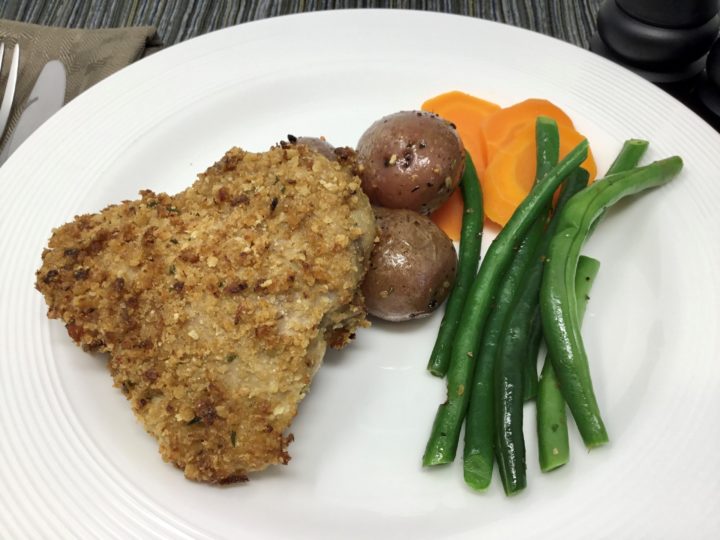 Crispy Fried Onion Chicken Thighs scaled