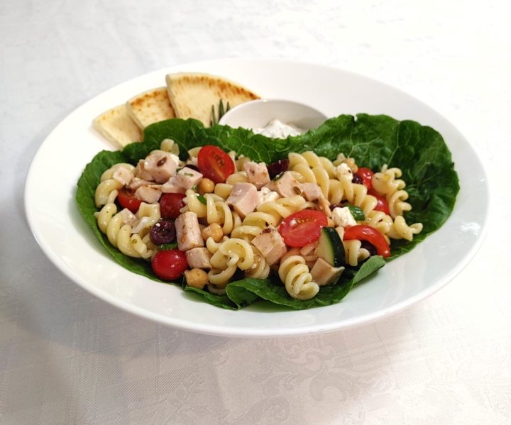 Greek Pasta Salad with Chicken 1