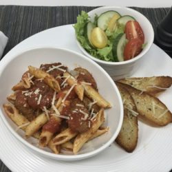 Penne with Sausage Peppers scaled