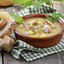 Protein Fortification Ham Soup