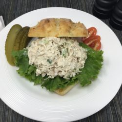 Pulled Chicken Salad Sandwich scaled